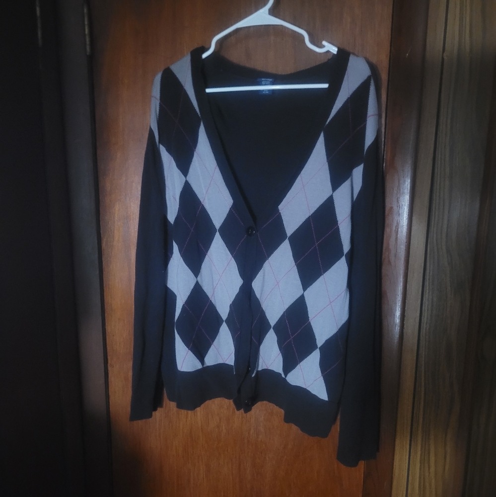 Women's XL Button Up Sweater